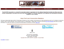 Tablet Screenshot of dustoff.org